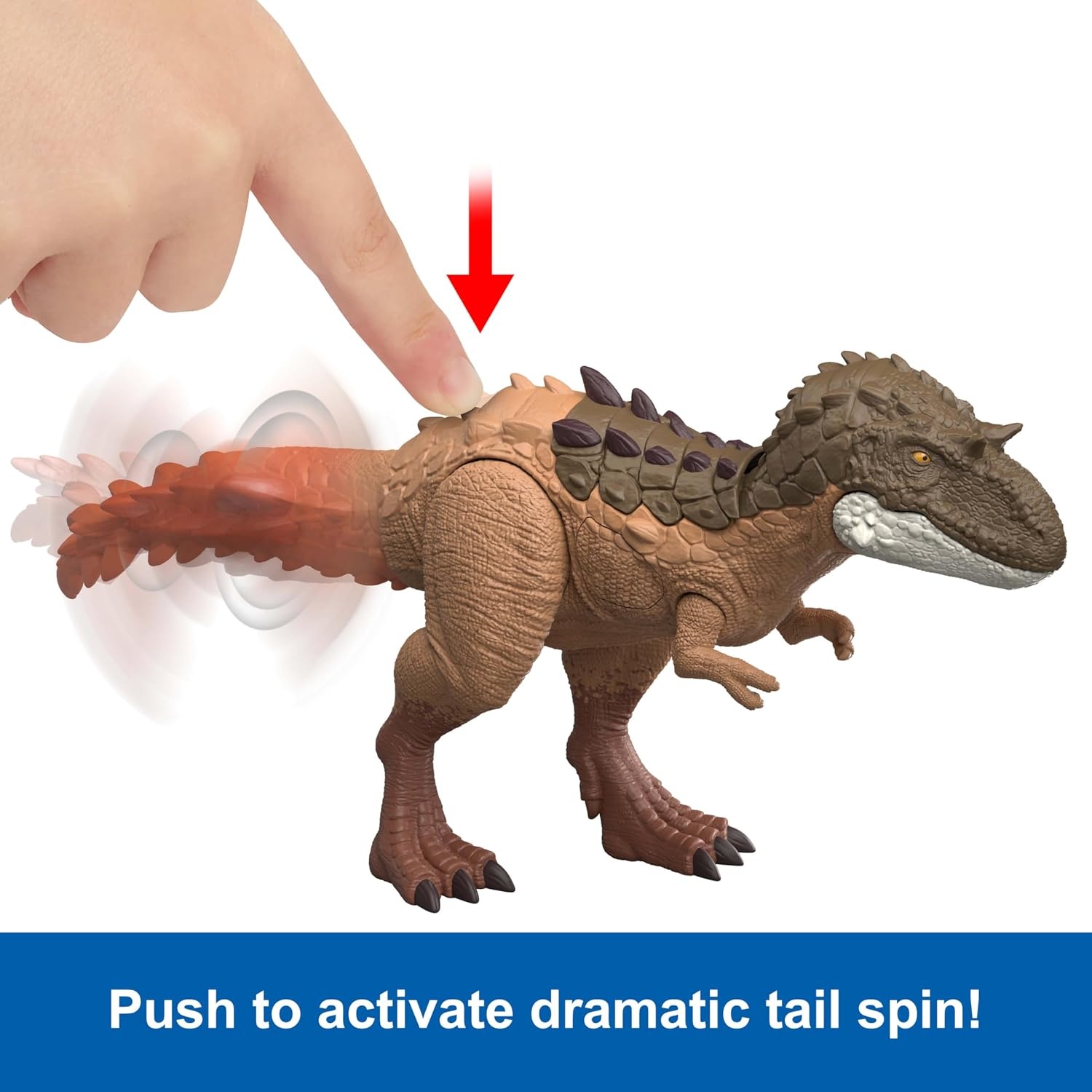 image:imageMattel Jurassic World Dinosaur Figure Toy Gigantic Thrashers Large Gorgosaurus with 2 Attack Action amp Evolve Feature Digital Play
