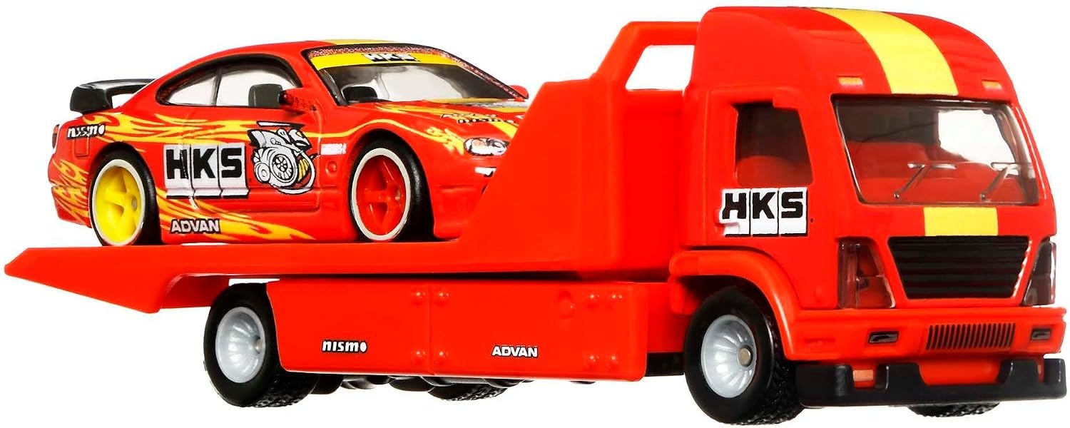 image:imageHot Wheels Team Transport Truck amp Race Car Celebrates Racing Experience amp Car Culture Vehicles 164 Scale Car amp Transport Gift for Race Fans amp Toy Car Collectors