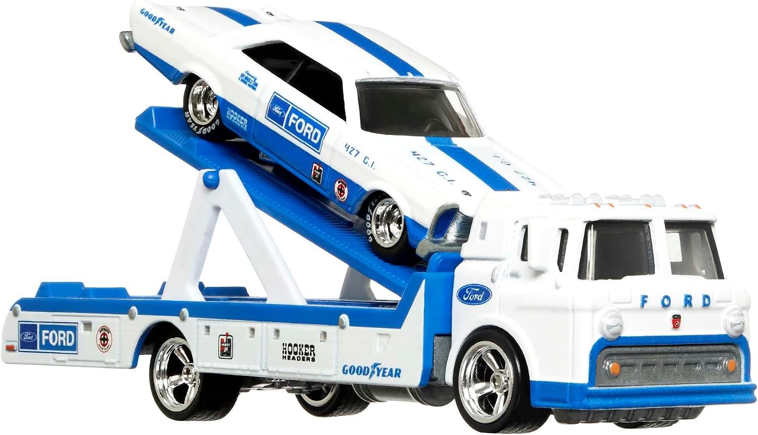 image:imageHot Wheels Team Transport Truck amp Race Car Celebrates Racing Experience amp Car Culture Vehicles 164 Scale Car amp Transport Gift for Race Fans amp Toy Car Collectors