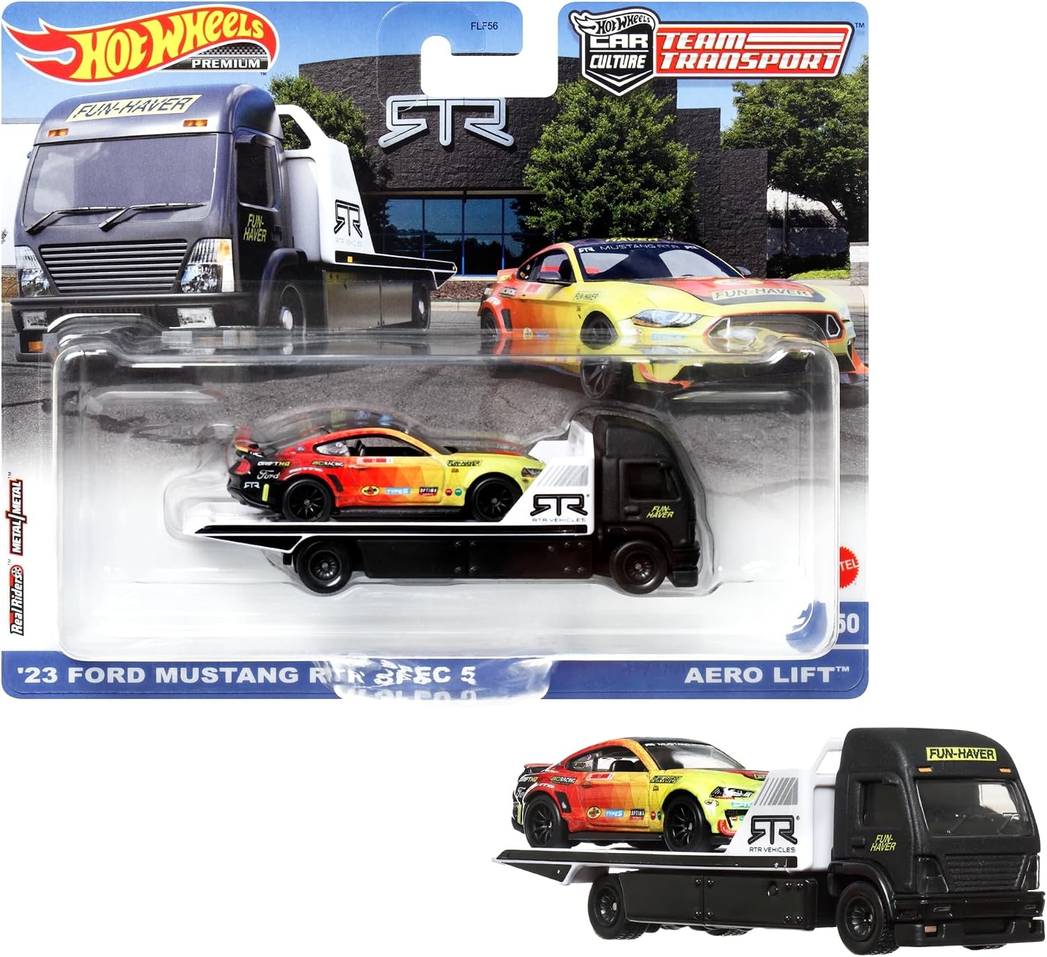 image:imageHot Wheels Team Transport Truck amp Race Car Celebrates Racing Experience amp Car Culture Vehicles 164 Scale Car amp Transport Gift for Race Fans amp Toy Car Collectors