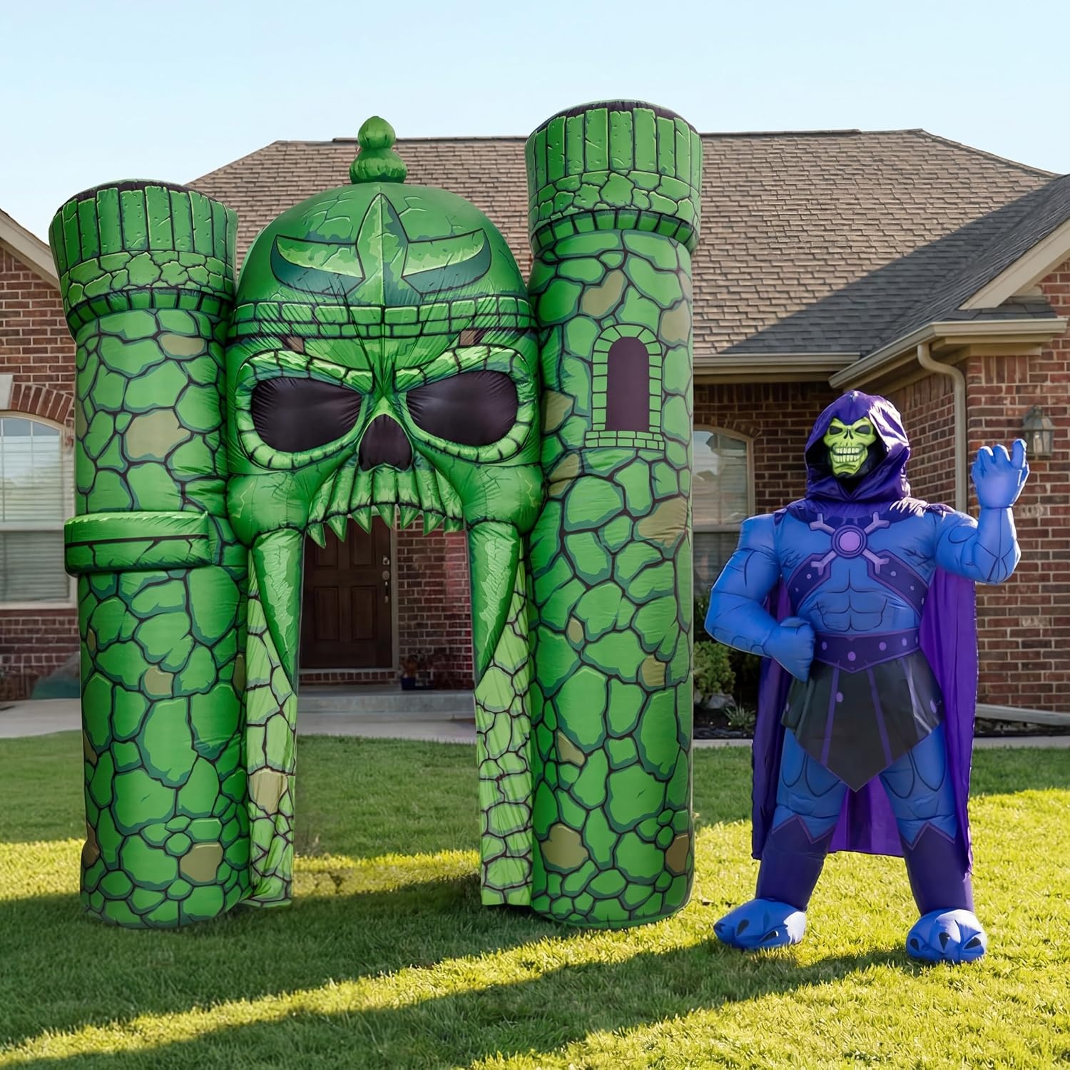 image:imageRubies at Party City Masters of The Universe Revelations Grayskull Castle Inflatable 8 Feet Tall