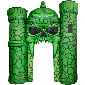 Rubies at Party City Masters of The Universe Revelations: Grayskull Castle Inflatable, 8 Feet Tall