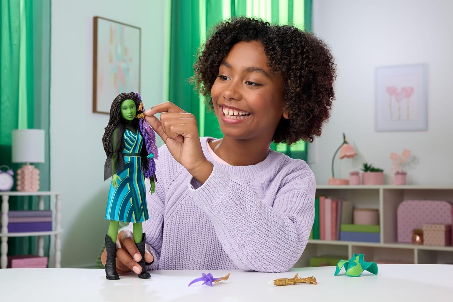 image:imageMattel Universal Pictures Wicked Get Ready with Elphaba Doll Set
