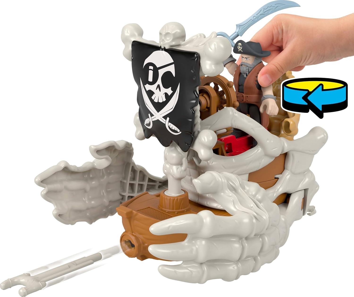 image:imageFisherPrice Imaginext Billy Bones Pirate Ship Playset with Accessories