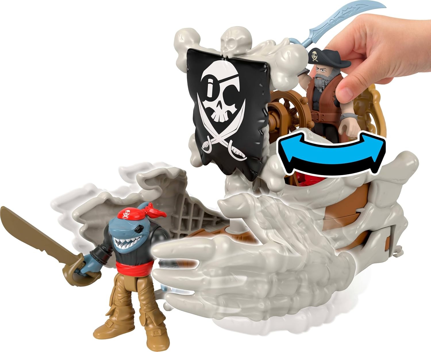 image:imageFisherPrice Imaginext Billy Bones Pirate Ship Playset with Accessories