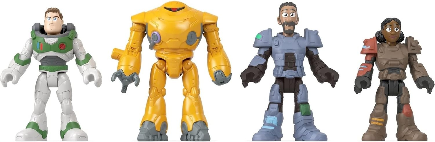 image:imageFisherPrice Imaginext Figure Set Disney and Pixar Lightyear Jr ZAP Patrol Multipack with Buzz Lightyear Toy for Preschool Kids Ages 3 Years