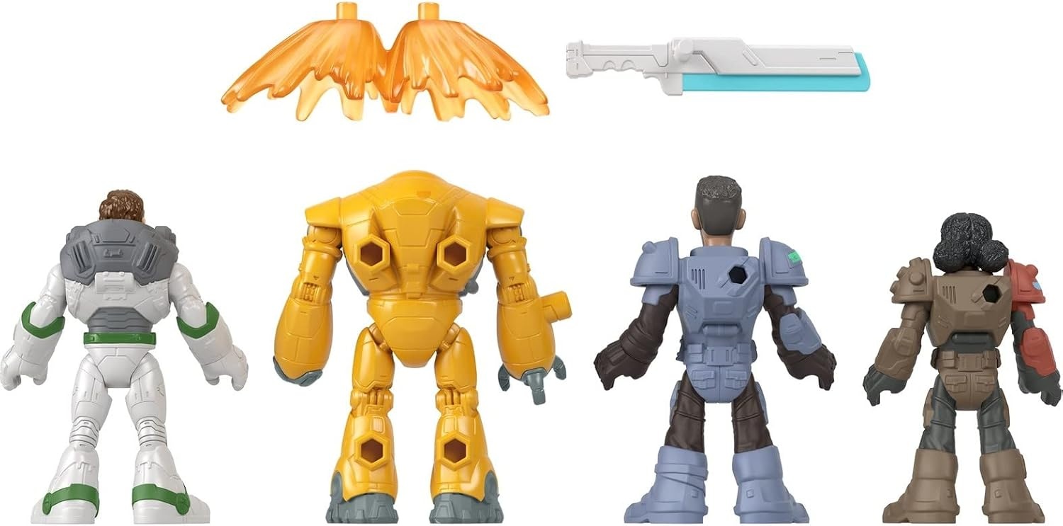 image:imageFisherPrice Imaginext Figure Set Disney and Pixar Lightyear Jr ZAP Patrol Multipack with Buzz Lightyear Toy for Preschool Kids Ages 3 Years