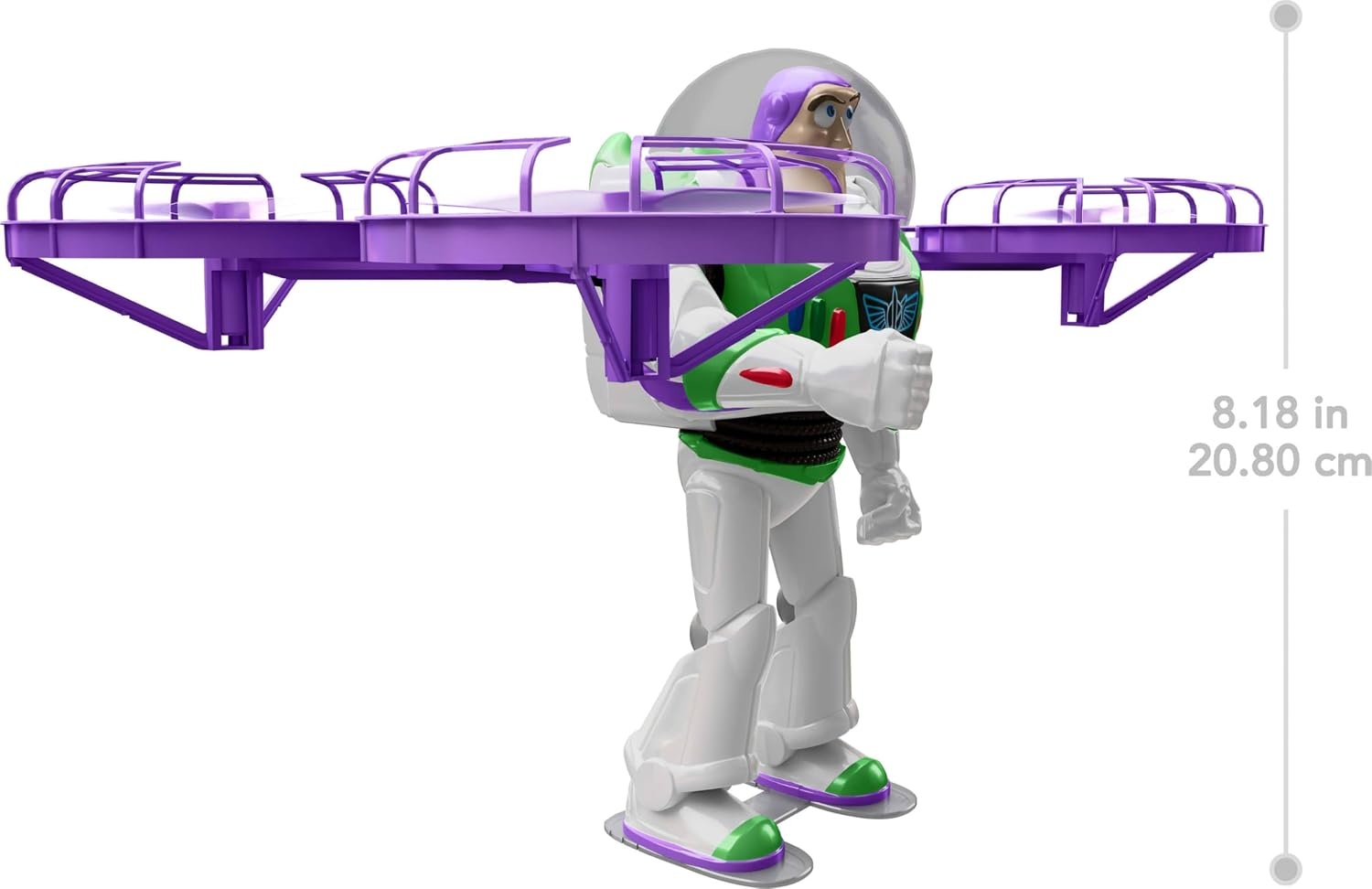 image:imageMattel Disney and Pixar Toy Story 5 Flying RC HiTech Edition Buzz Lightyear Remote Controlled Electronic Split Wing Space Ranger