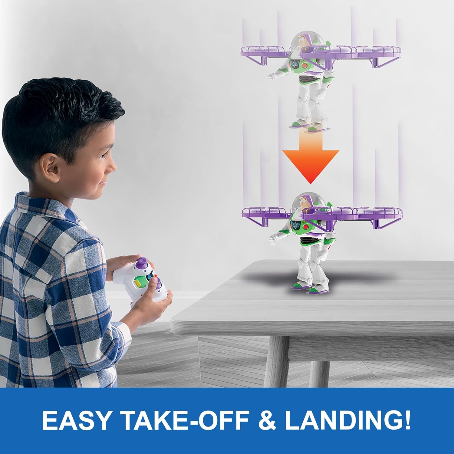 image:imageMattel Disney and Pixar Toy Story 5 Flying RC HiTech Edition Buzz Lightyear Remote Controlled Electronic Split Wing Space Ranger