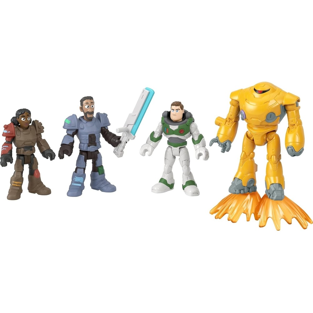 image:imageFisherPrice Imaginext Figure Set Disney and Pixar Lightyear Jr ZAP Patrol Multipack with Buzz Lightyear Toy for Preschool Kids Ages 3 Years
