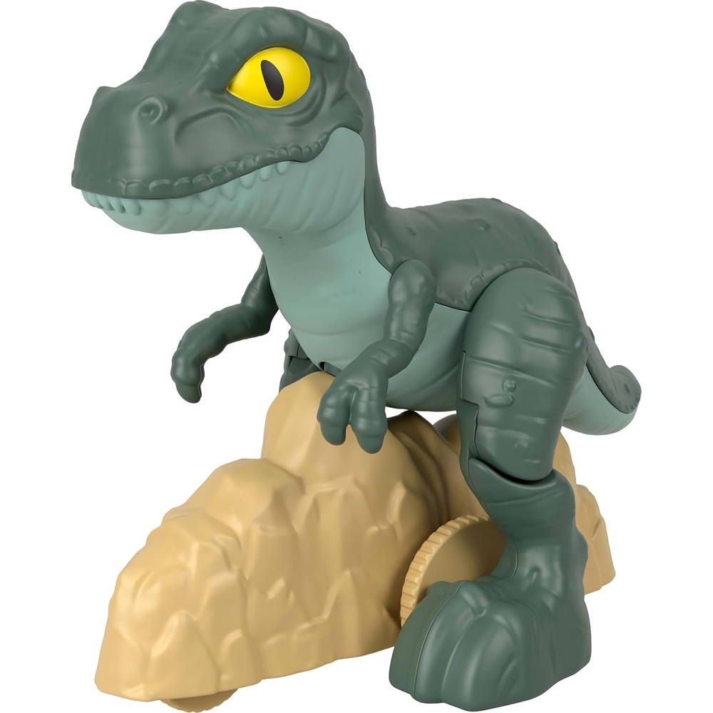 image:imageFisherPrice Imaginext Jurassic World Dinosaur Tyrannosaurus Rex PushToy with Rolling Wheels amp Wiggling Motion 55inch Tall T rex
