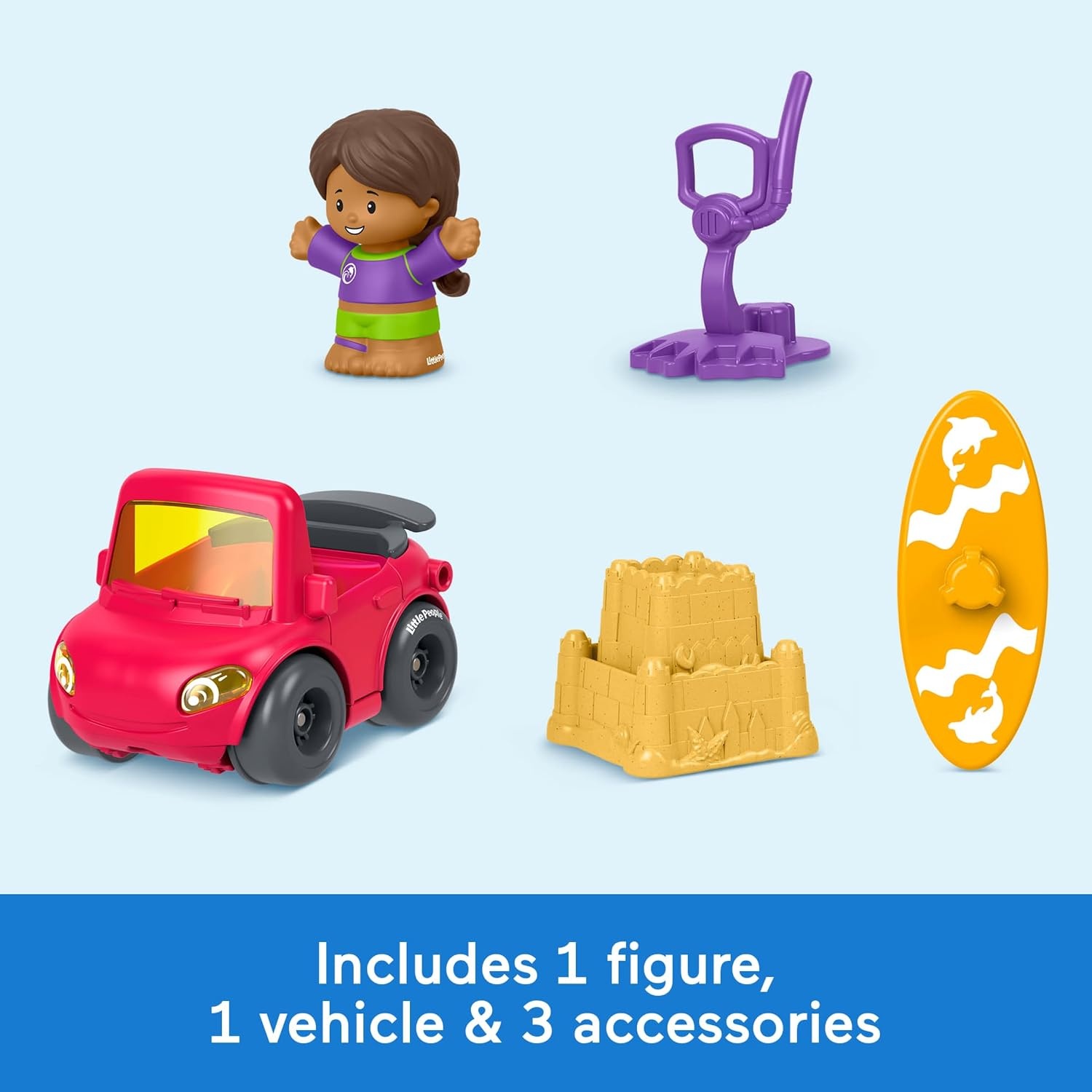 image:imageFisherPrice Little People Beach Day Figure amp Vehicle Set