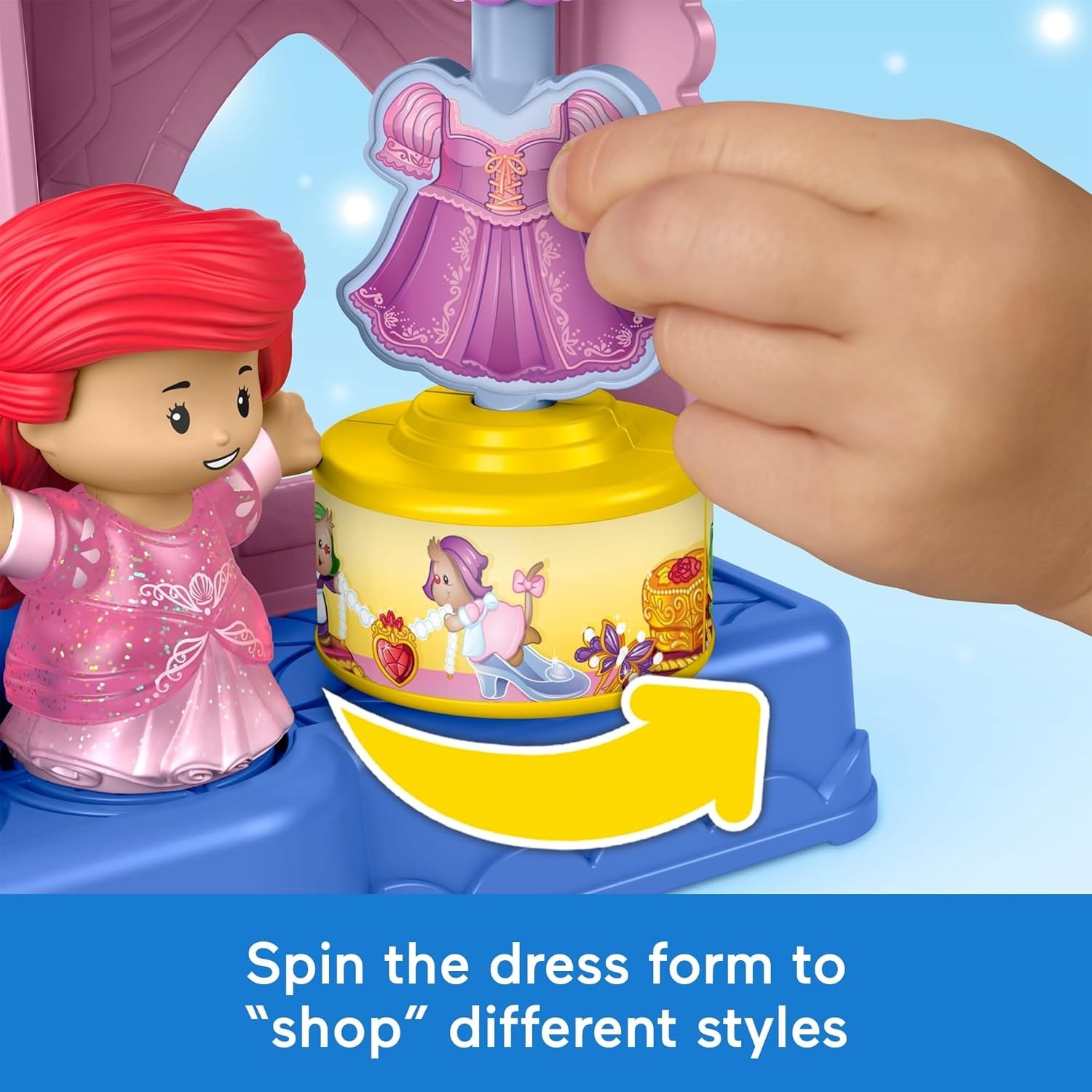 image:imageFisherPrice Little People Disney Princess Shimmer amp Glow Dress Shop