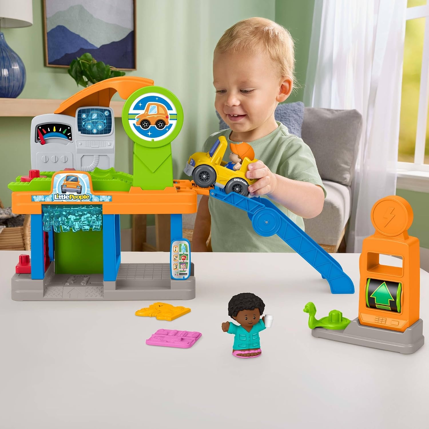 image:imageFisherPrice Little People Fillin Fun Service Station Playset