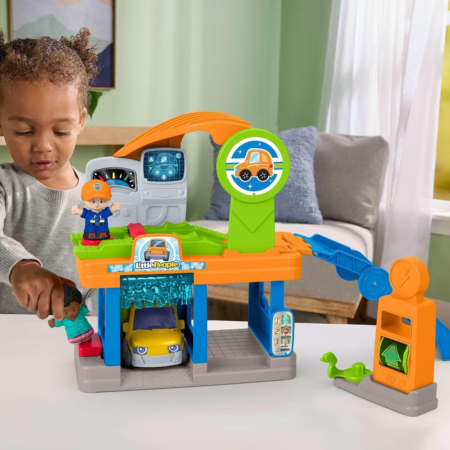 image:imageFisherPrice Little People Fillin Fun Service Station Playset