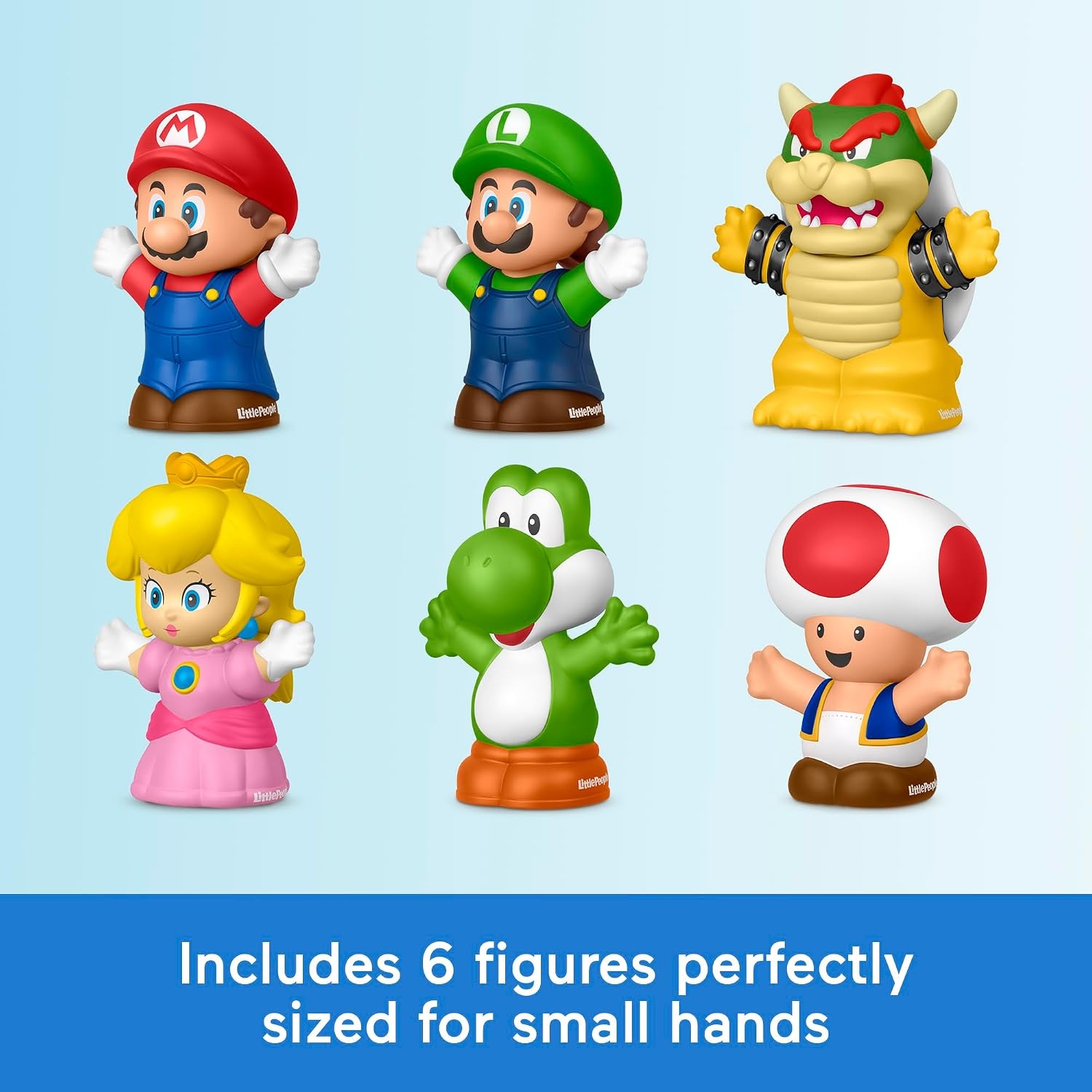 image:imageFisherPrice Little People My Mario 6Piece Character Figure Set