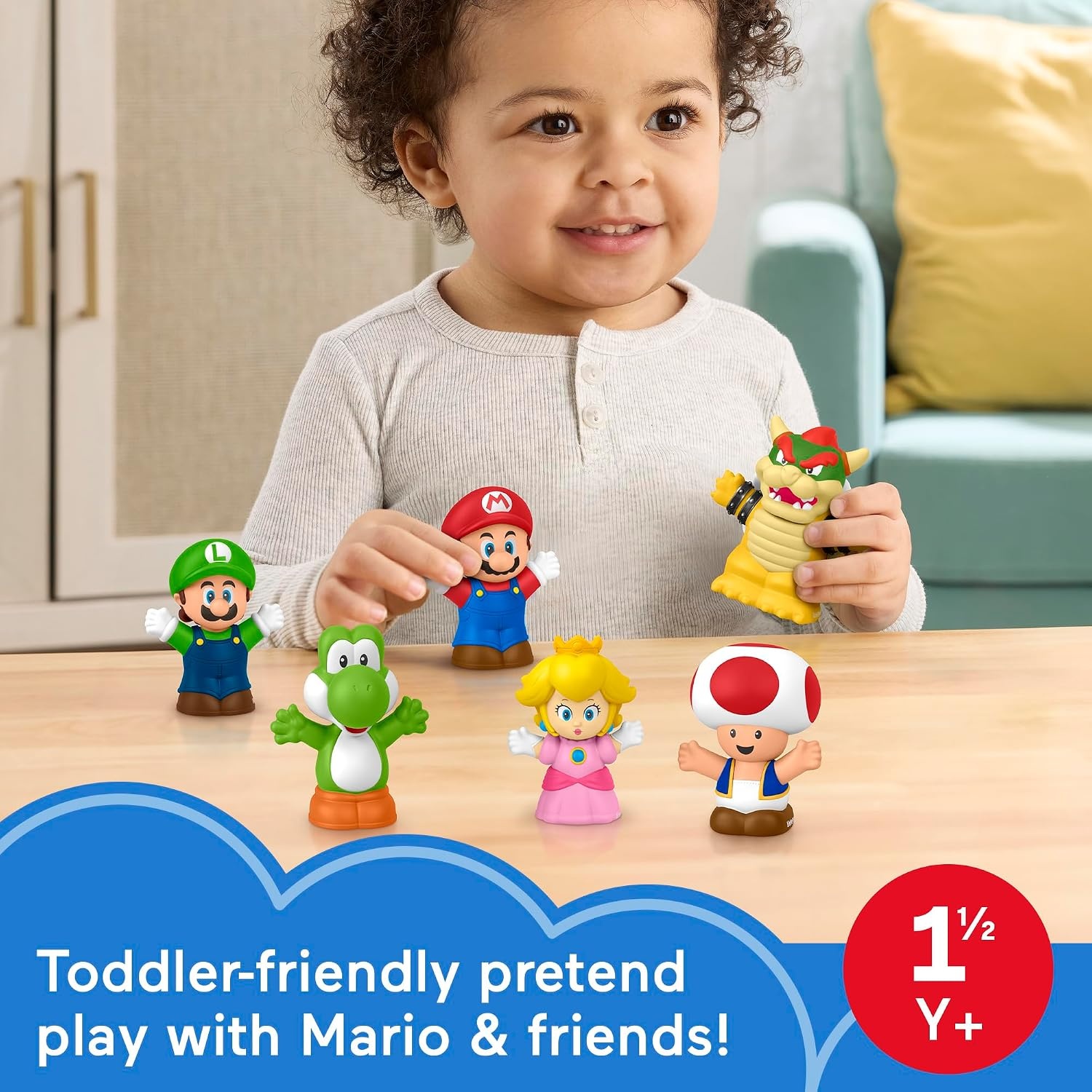 image:imageFisherPrice Little People My Mario 6Piece Character Figure Set