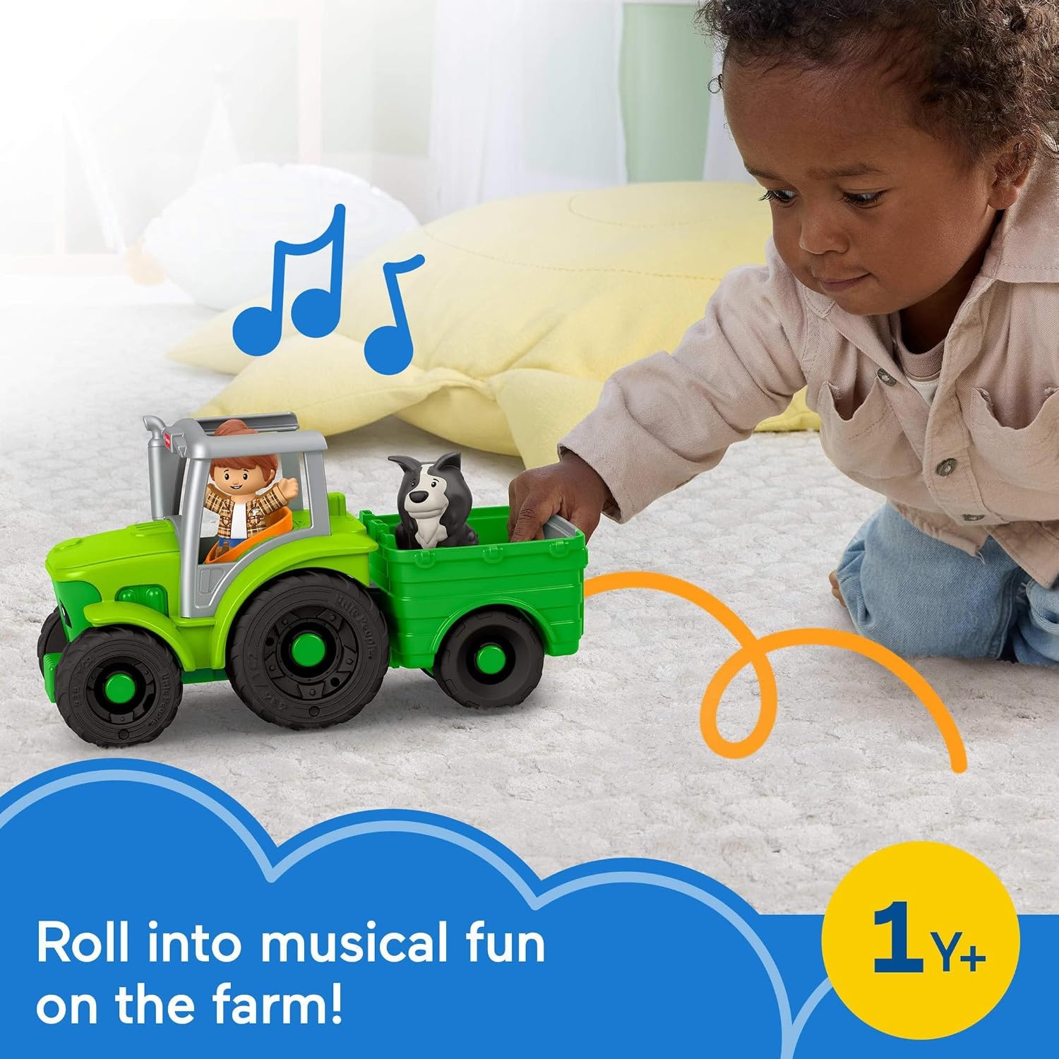 image:imageFisherPrice Little People Push amp Play Tractor Ages 1