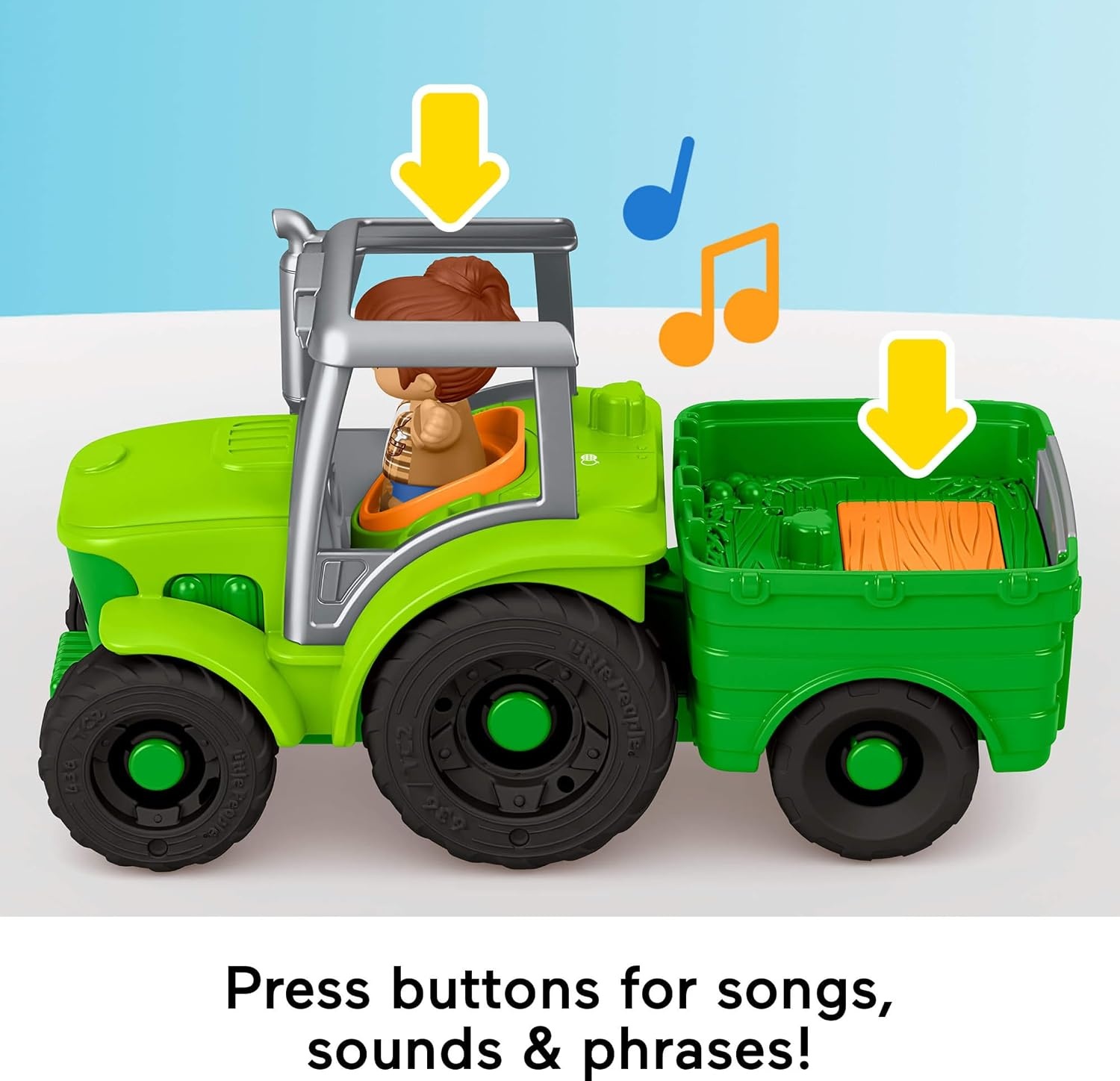 image:imageFisherPrice Little People Push amp Play Tractor Multilanguage