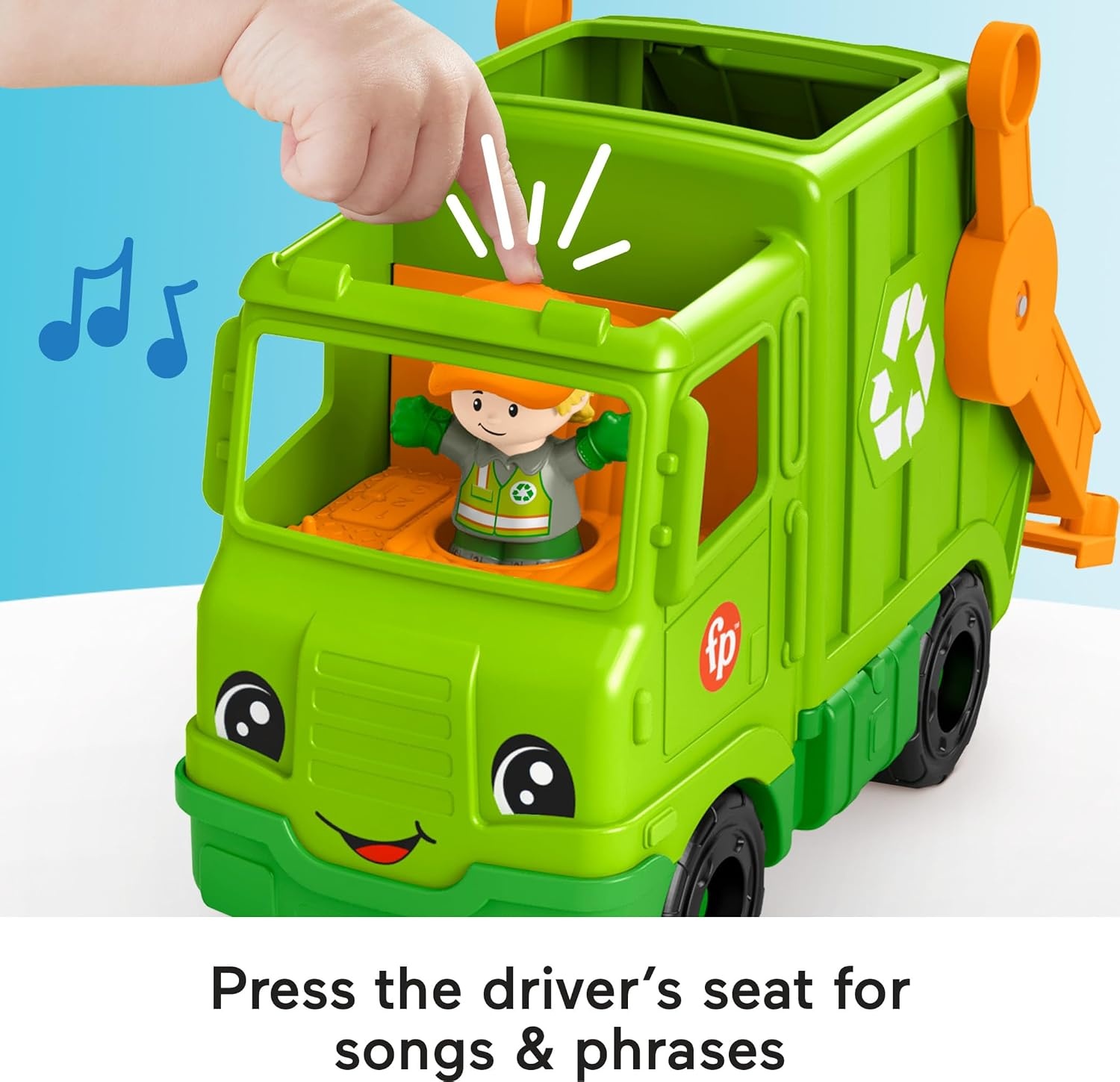 image:imageFisherPrice Little People Recycling Truck Toddler Toy
