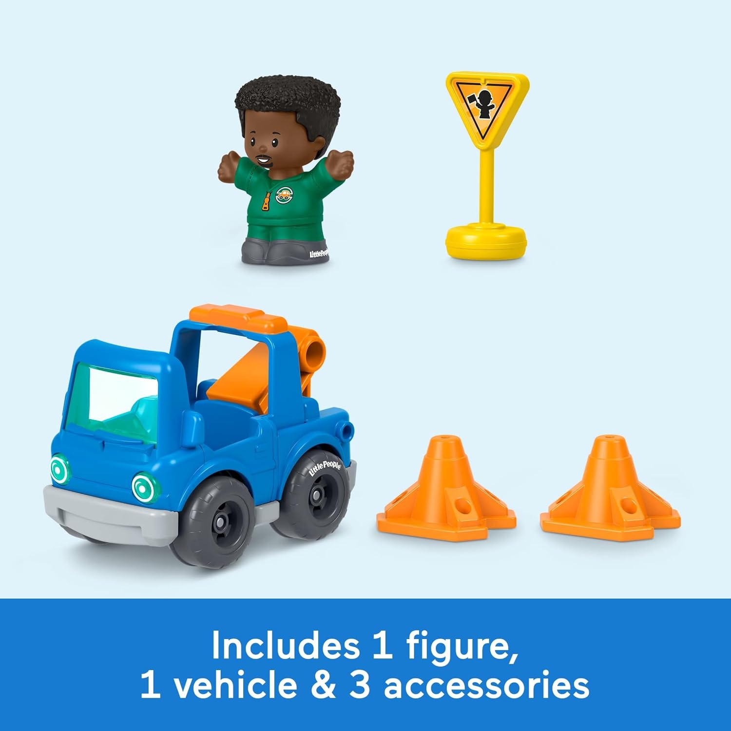 image:imageFisherPrice Little People Roadside Tow amp Go Figure amp Vehicle Set