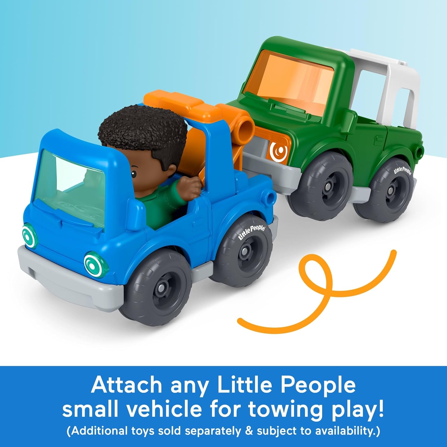 image:imageFisherPrice Little People Roadside Tow amp Go Figure amp Vehicle Set