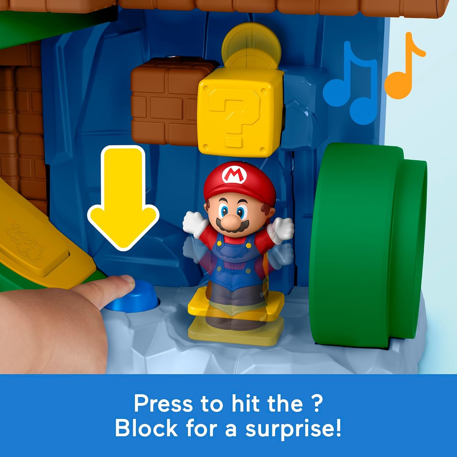 image:imageFisherPrice Little People Toddler Toy My Mario Adventure Playset with Music Sounds amp Figures Preschool Kids Ages 18 Months