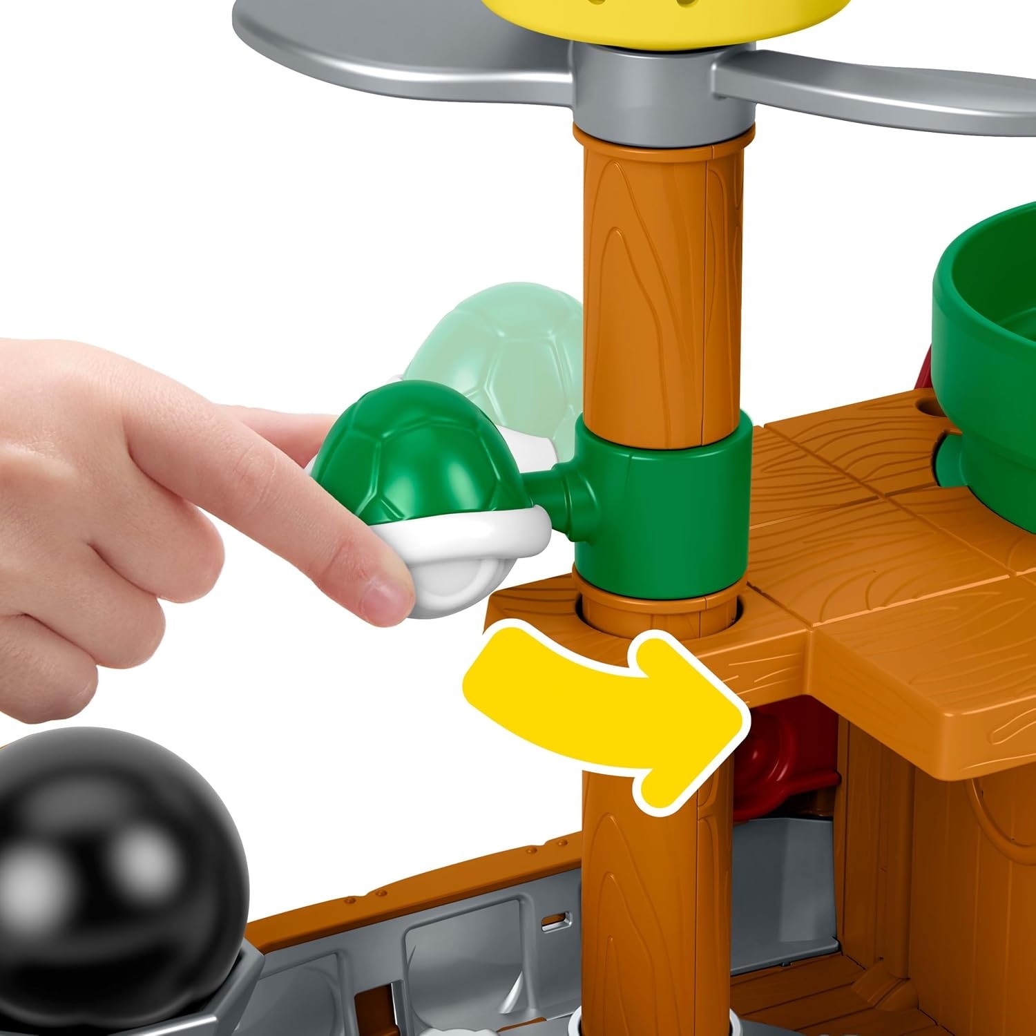 image:imageFisherPrice Little People Toddler Toy My Mario Bowsers Airship Playset with Figure for Preschool Pretend Play Kids Ages 18 Months