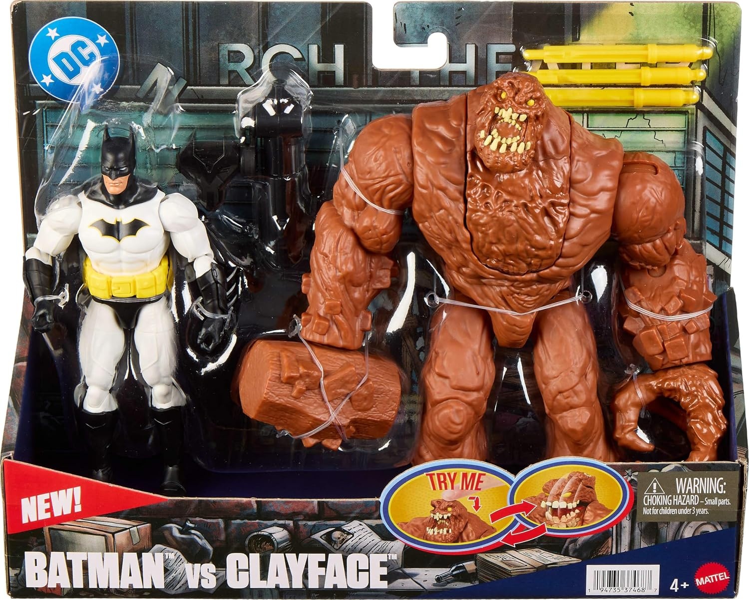 image:imageMattel DC Premier Series Action Figure 2Pack Batman Vs Clayface