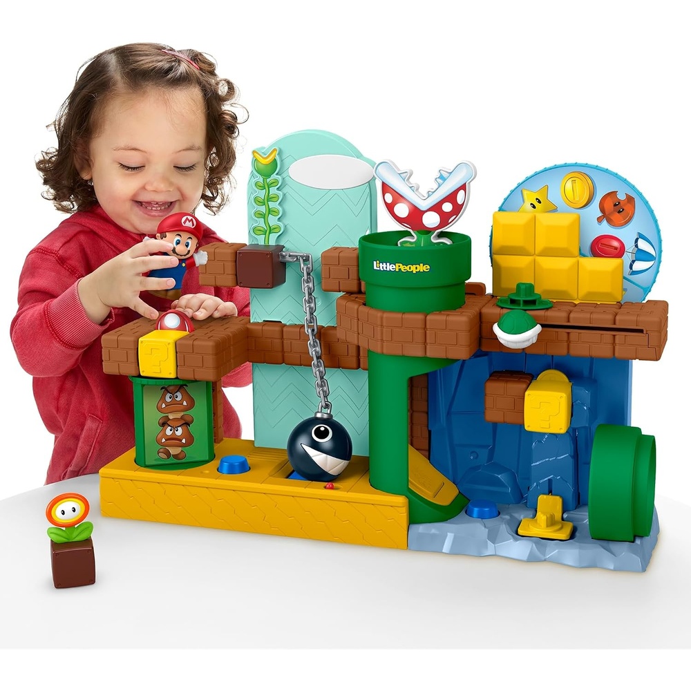 image:imageFisherPrice Little People Toddler Toy My Mario Adventure Playset with Music Sounds amp Figures Preschool Kids Ages 18 Months