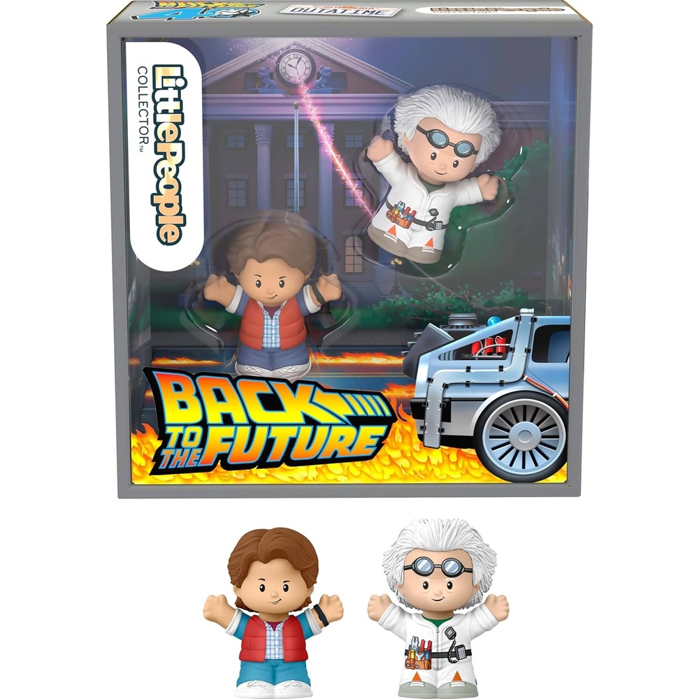image:imageLittle People Collector Back to the Future Special Edition Set for Movie Fans 2 Figures in a Display Package