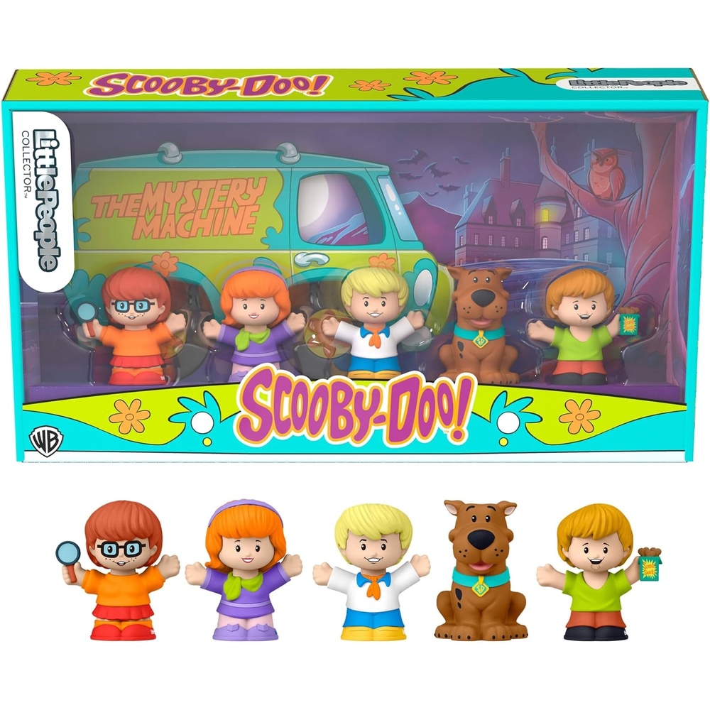 image:imageLittle People Collector ScoobyDoo Cartoon TV Series Special Edition Set for Fans 5 Figures in a Display Package