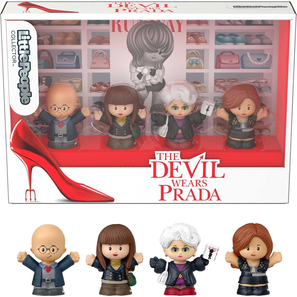 image:imageLittle People Collector The Devil Wears Prada Special Edition Set for Movie Fans 4 Figures in a Display Package Amazon Exclusive