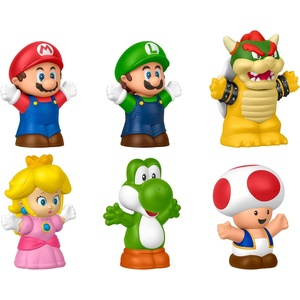 Fisher-Price Little People My Mario 6-Piece Character Figure Set