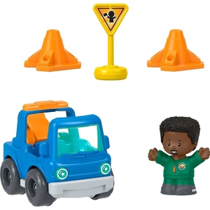 Fisher-Price Little People Roadside Tow & Go Figure & Vehicle Set