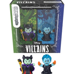 Little People Collector Disney Villains Maleficent & Hades Special Edition Set for Movie Fans, 2 Figures in a Display Package