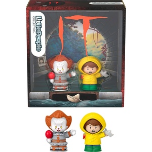 Little People Collector IT Movie Special Edition Set for Horror Fans, Pennywise & Georgie Figures in a Display Package