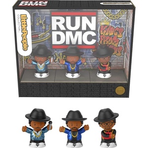 Little People Collector Run DMC, set of 3 figures styled like the iconic hip hop group for fans ages 1-101